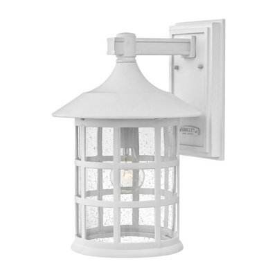 Luminosa Lighting Elstead Hinkley Freeport Outdoor Wall Lantern Textured White, Ip44