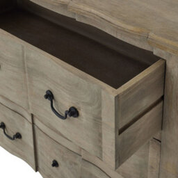Wyld Haus Montagnac Mid-Century Grey Double 12-Drawer Chest - thumbnail 5