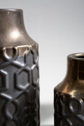 Orsina Zircon Small Ceramic Vase - thumbnail 5