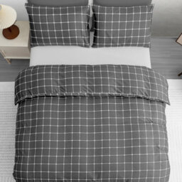 Pamposh Lazzaro King Size Duvet Cover Sets Premium Microfiber Kingsize Duvet Cover Sets 3 Pcs Ultrasoft Hypoallergenic With Zipper Closure - thumbnail 4