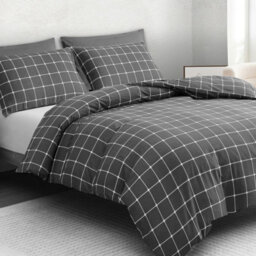 Pamposh Lazzaro King Size Duvet Cover Sets Premium Microfiber Kingsize Duvet Cover Sets 3 Pcs Ultrasoft Hypoallergenic With Zipper Closure - thumbnail 2