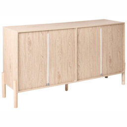 Wyld And Coco Nordicnest 6-Drawer Chest In Light Brown Paper Veneer With Solid Wood Legs And Handles - thumbnail 6