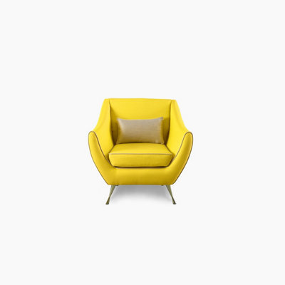 Emelda Grace Rita Armchair - Yellow - image 1