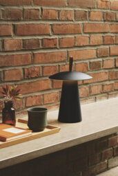 Nordlux Ara To-Go 2 Battery Portable Outdoor Garden Light In Black 29.8Cm Tall - thumbnail 1