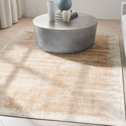 Rose Gold Abstract Modern Easy To Clean Rug For Bedroom & Living Room-160Cm X 221Cm - thumbnail 4