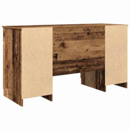 Berkfield Modern Desk Old Wood 140X49X76 Cm Engineered Wood - thumbnail 6