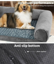 Skylos Pet Bed Sofa Dog Bedding Soft Warm Mattress Cushion Pillow Mat Plush L - thumbnail 8