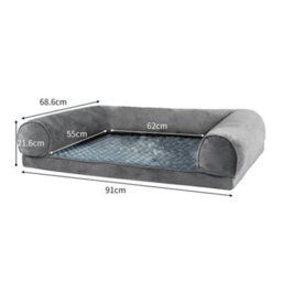 Skylos Pet Bed Sofa Dog Bedding Soft Warm Mattress Cushion Pillow Mat Plush L - thumbnail 4