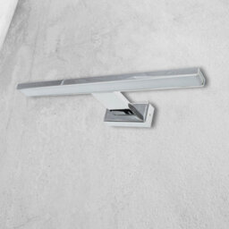 Milagro Shine Chrome Led 7W Wall Lamp Stylish Polished Chrome Light With Ip44 Rating Perfect For Mounting Above A Bathroom Mirror - thumbnail 4