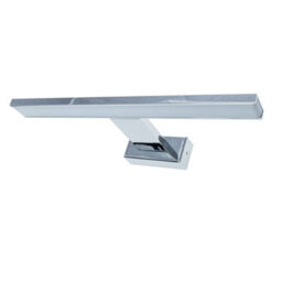 Milagro Shine Chrome Led 7W Wall Lamp Stylish Polished Chrome Light With Ip44 Rating Perfect For Mounting Above A Bathroom Mirror - thumbnail 3