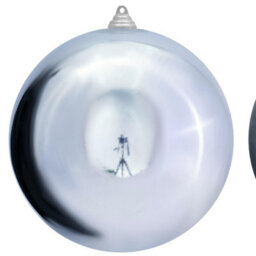 Christmas Tree World 20Cm Silver Bauble Set Shiny/matt (12 Pc) - thumbnail 5