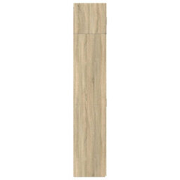Berkfield Storage Cabinet Sonoma Oak 70X42.5X225 Cm Engineered Wood - thumbnail 7