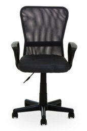 Orsina Stratford Black Tapered Back Home Office Chair - thumbnail 1