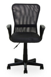 Orsina Stratford Black Tapered Back Home Office Chair - thumbnail 6