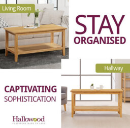 Hallowood Furniture Aston Coffee Table - thumbnail 6