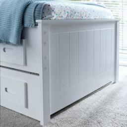 Bedmaster Zara White 3 Drawer Storage Guest Bed - thumbnail 6