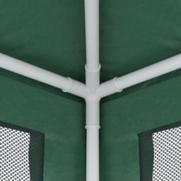 Berkfield Party Tent With 8 Mesh Sidewalls Green 3X9 M Hdpe - thumbnail 6