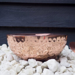 Copper Outdoor Gel Lamp - Garden Fire Bowl - Patio Lighting Garden Lantern - Small - thumbnail 4