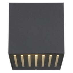 Luminosa Lighting Luminosa Illi Outdoor Up Down Wall Lamp Anthracite Ip54 Clear Glass Shade Led 3000K - thumbnail 3