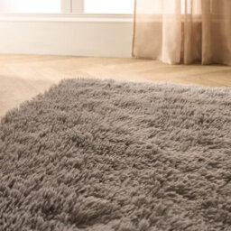 Ohs Soft Fluffy Runner Rug Anti-Slip Floor Mat, Grey - 60 X 150Cm - thumbnail 4