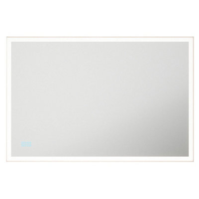 600 X 900mm Ip44 Led Bathroom Mirror With Demister - Adjustable White Light - image 1