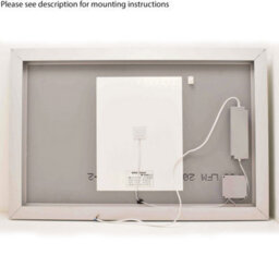 600 X 900mm Ip44 Led Bathroom Mirror With Demister - Adjustable White Light - thumbnail 4