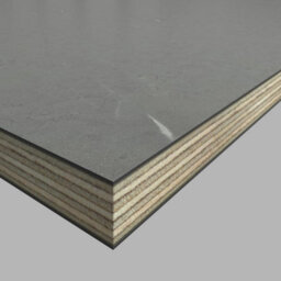Rearo Selkie Mdf Bathroom Shower Wall Panel (H)2420mm X (W)1180mm X (D)11mm Tongue & Groove - Gransasso Matte Finish - thumbnail 8