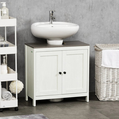 Freestanding Under Sink Bathroom Cabinet With Adjustable Shelf - image 1