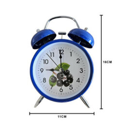 Twin Bell Battery-Operated Loud Mechanical Alarm Clock For Heavy Sleepers - thumbnail 2