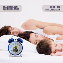 Twin Bell Battery-Operated Loud Mechanical Alarm Clock For Heavy Sleepers - thumbnail 8