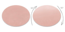 RugsX Modern Washing Carpet Lindo Circle Pink, Anti-Slip, Shaggy  Circle 150 Cm - thumbnail 2
