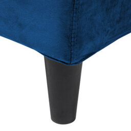 Beliani Bed Velvet Fitou 180 X 200 Cm (Eu Super King) Dark Blue - thumbnail 8