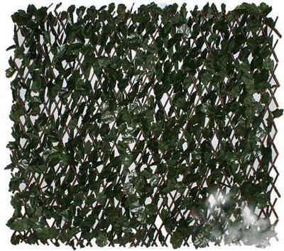 Primrose Extendable Artificial English Ivy Screen Garden Fencing Screening Trellis 2.0M X 1.0M - image 1