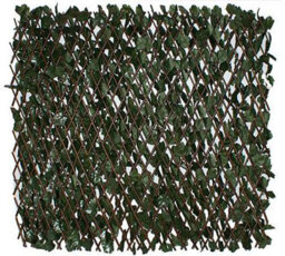 Primrose Extendable Artificial English Ivy Screen Garden Fencing Screening Trellis 2.0M X 1.0M - thumbnail 2