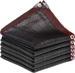 Black 2X10M Rectangular Netting Uv Resistant - thumbnail 1