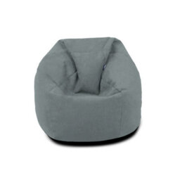 rucomfy Beanbags Rucomfy Veneto Kids Classic Bean Bag - Grey Soft Lounge Chair For Kids - thumbnail 2