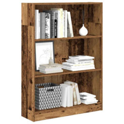 Berkfield Versatile Bookcase Old Wood 80X24X109 Cm Engineered Wood - thumbnail 4