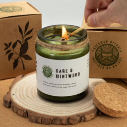 Serenityy Wild Lavender Soy Wax Candle 150G - Woodwixk, 26Hr Burn Time, Hand Poured - thumbnail 6