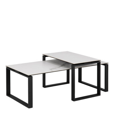 Furniture To Go Katrine Coffee Table Set With White Ceramic Akranes Top - image 1