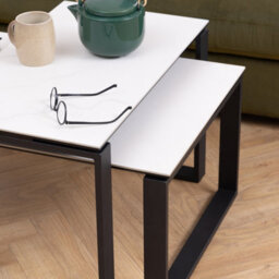 Furniture To Go Katrine Coffee Table Set With White Ceramic Akranes Top - thumbnail 4