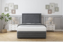 "Comfort Anna Armour Coniston Divan Bed Set 2 Drawers Left Side - 26"" Strutted & 12"" Footboard 3' Single" - thumbnail 1