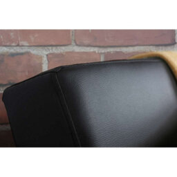 Birlea Franklin Sofa Bed In Black Faux Leather - thumbnail 4