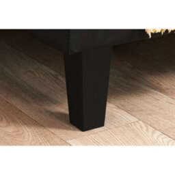 Birlea Franklin Sofa Bed In Black Faux Leather - thumbnail 3