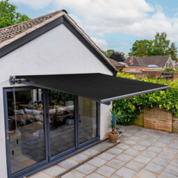 Jack Stonehouse Jsh 3 X 2.5M Retractable Electric Awning With Led Lights Remote Control Uv Resistant Shower Proof Patio Garden Suns - thumbnail 1