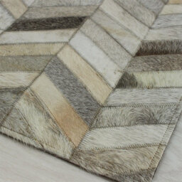 Natural Abstract Handmade Luxurious Modern Cowhide Rug For Living Room And Bedroom-160Cm X 230Cm - thumbnail 4