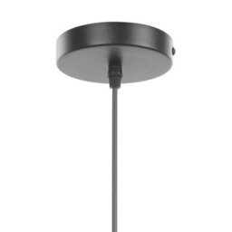 Wyld And Coco Scandinavian Pendant Light In Natural Wood Tone And Matte Black - W30 X D30 X H35Cm - thumbnail 7