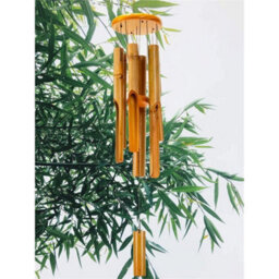 "Bamboo Wind Chimes Outdoor 30"" Classic Zen Wooden Garden Windchime Home Decor" - thumbnail 5