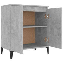 Berkfield Industrial Sideboard Concrete Grey 60X35X70 Cm Engineered Wood - thumbnail 4