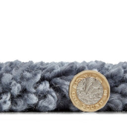 Slate Grey Plain Shaggy Easy To Clean Modern Polypropylene Rug For Living Room Bedroom And Dining Room-120Cm X 170Cm - thumbnail 3