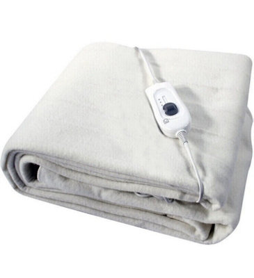 King Electric Blanket 120Cm X 130Cm Under Bed Warm Night Machine Washable Heated 3 Heat Settings One Control Overheat Protection - image 1